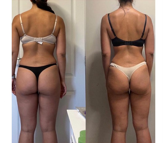 Visible toning and strength gains after completing the 6-week plan